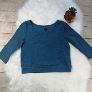Urban Outfitters BDG Blue Crop Sweatshirt Size M
